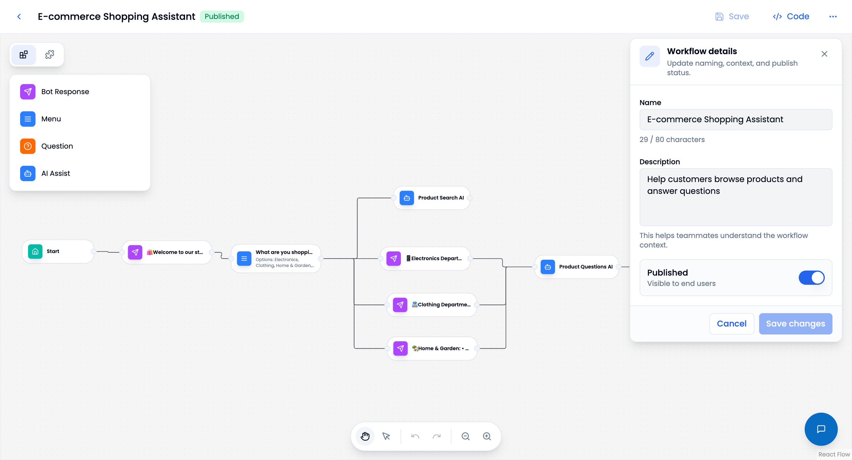 Workflow Example - Light